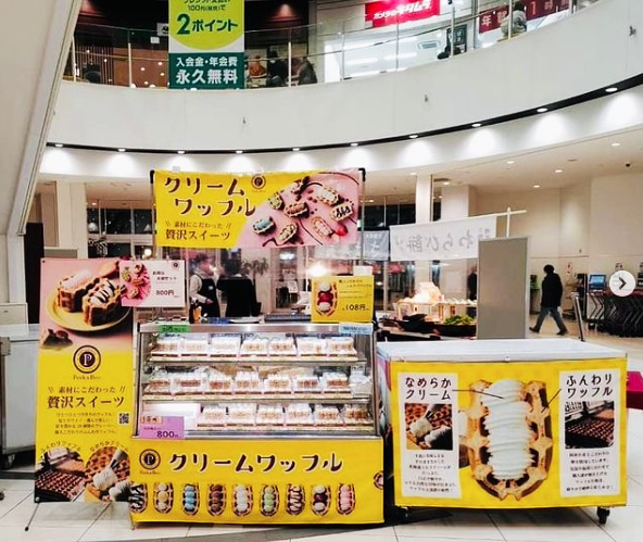 スイーツブランド ポップアップストア デザイン